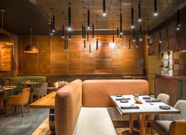 Copper the urban Grill Interior