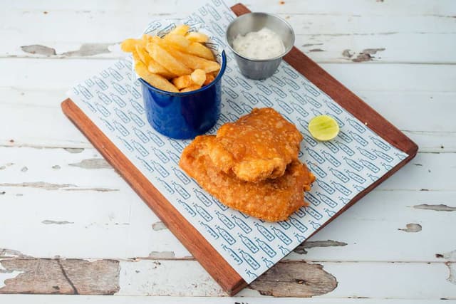 Beer Battered Fish & Chips