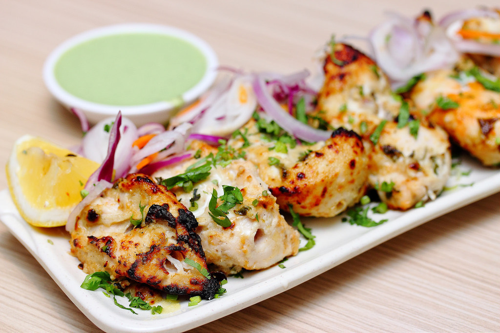 Chicken malai tikka at Barbeque Nation