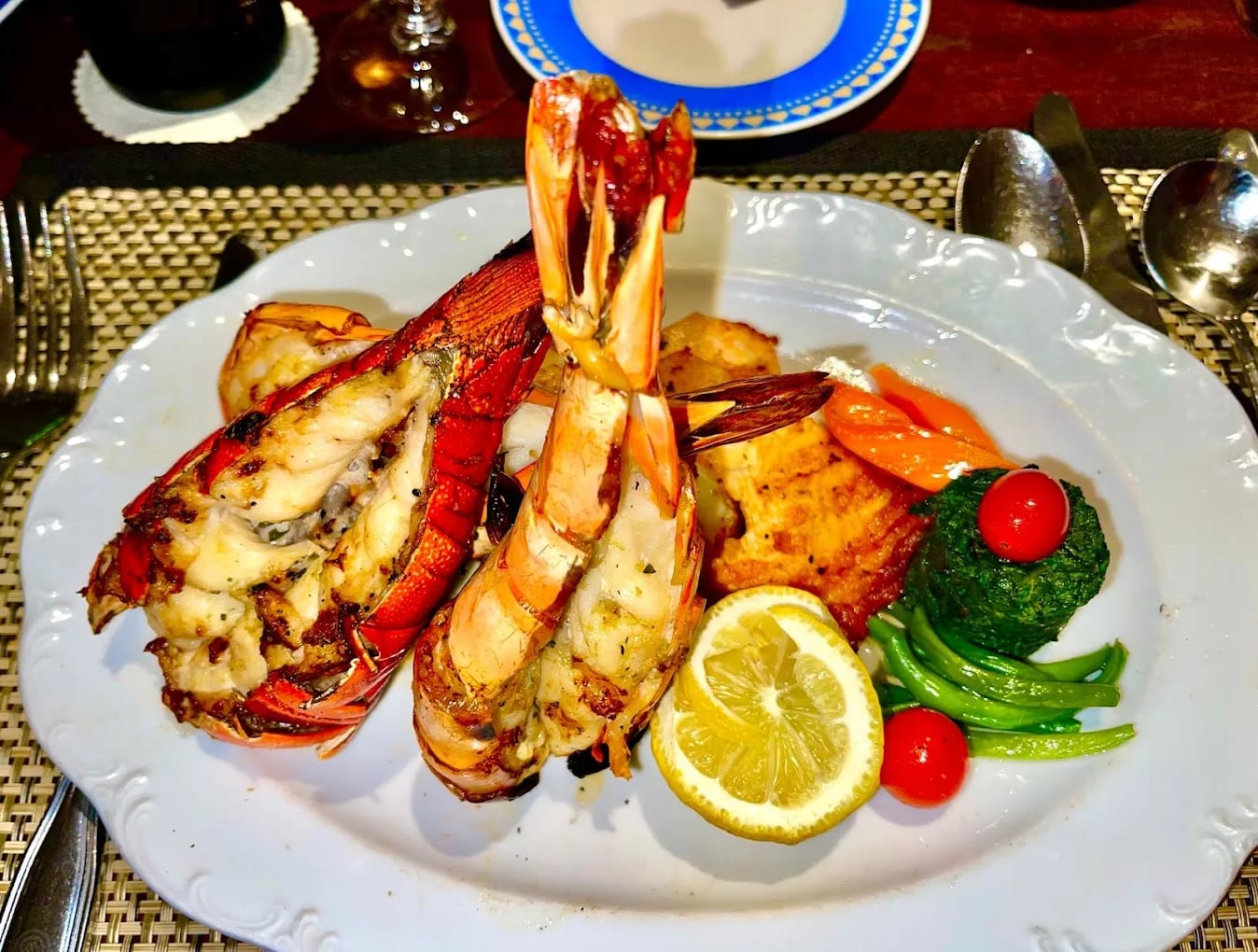 Café Maghreb lobster and prawns