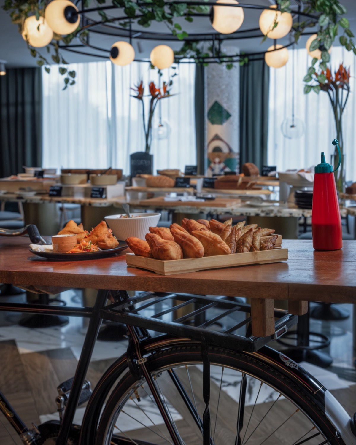 Breakfast pastries at Enchante Bistro