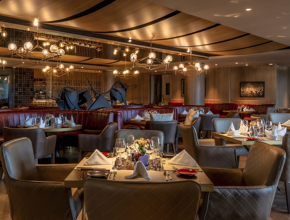 The Hide Steakhouse dining room