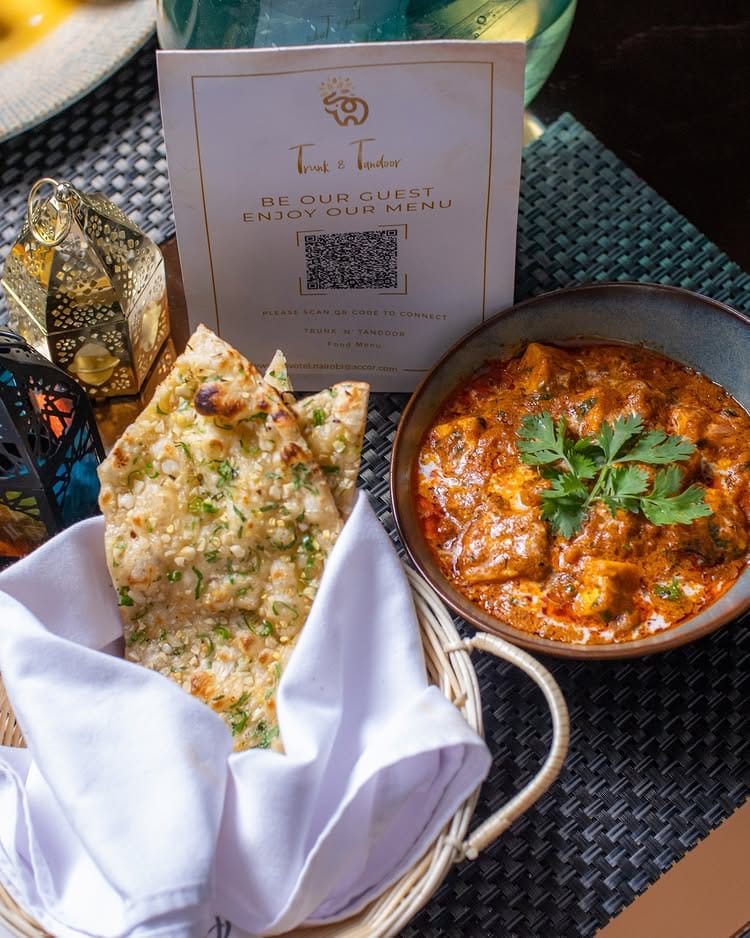 Trunk & Tandoor butter chicken with garlic naan